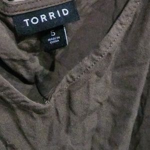 Torrid tank to army green size 5